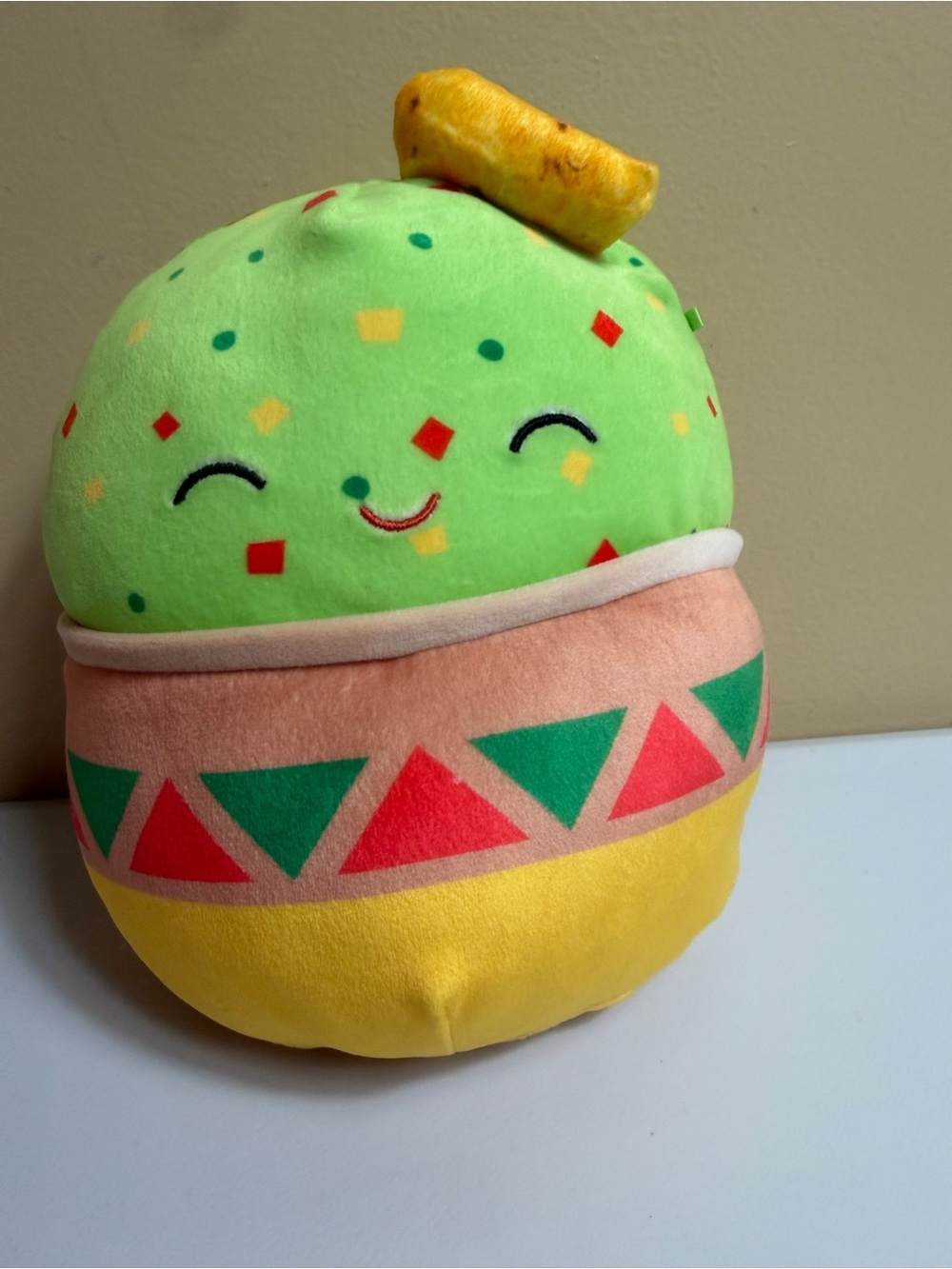 Squishmallows 8" Guacamole Bowl Plush - Delores the Guac with Chip